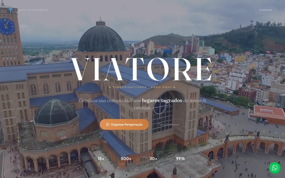Viatore Travel — Landing Page